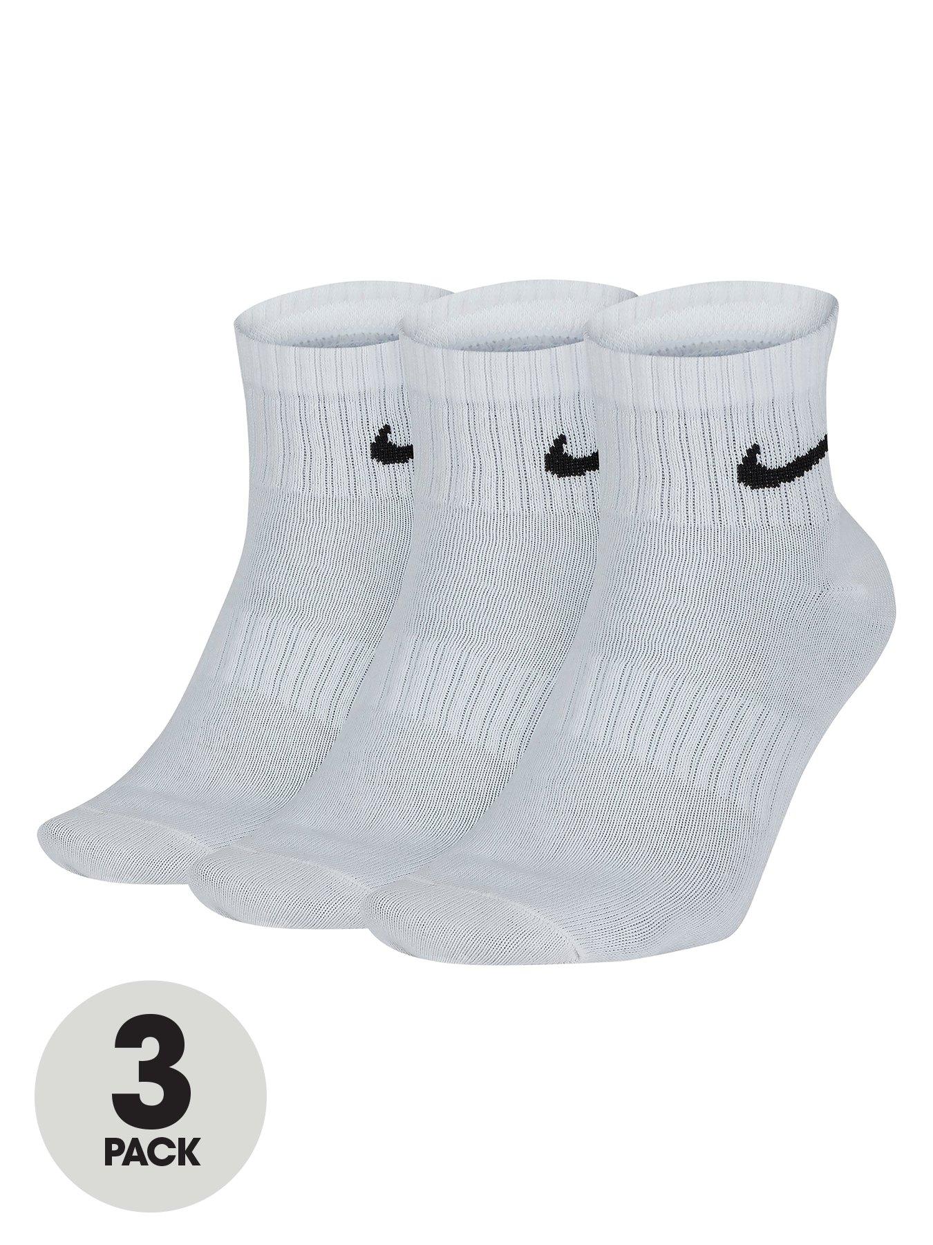 Nike Everyday 3pk Ankle Socks - White 
