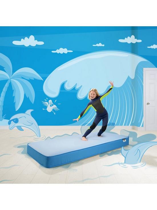 stillFront image of jaybe-simply-kids-waterproof-anti-microbial-foam-free-sprung-single-mattress-90-cm
