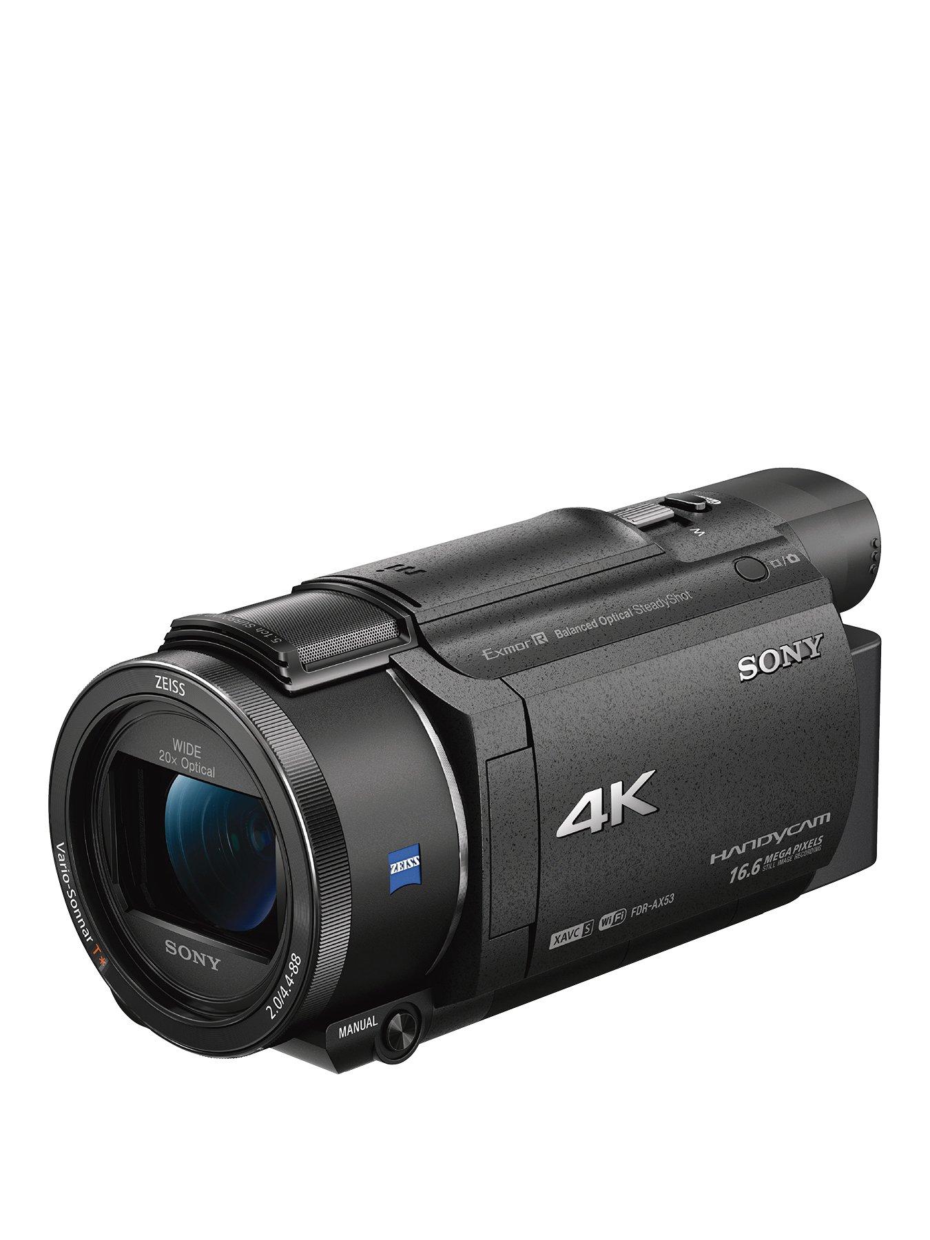 Sony Fdr-Ax53 4K Handycam With Exmor R Cmos Sensor – Black