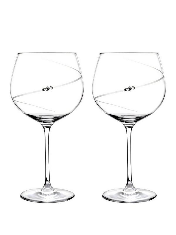 Portmeirion Auris Crystal Gin Goblet Glasses 780ml Set of 2 