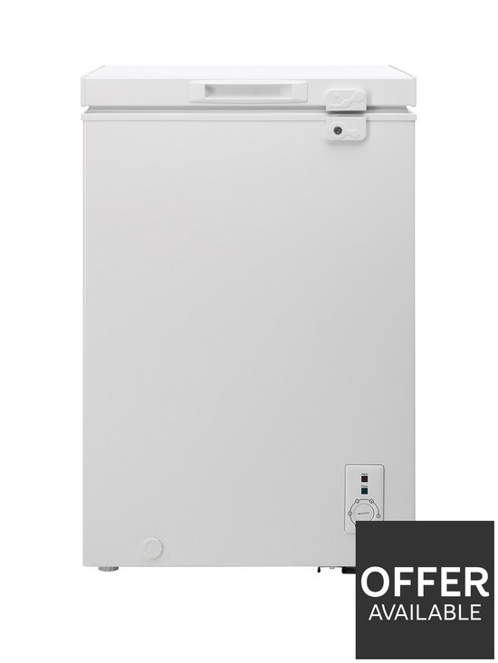 front image of candy-cmch100uk-100-litre-chest-freezer-white