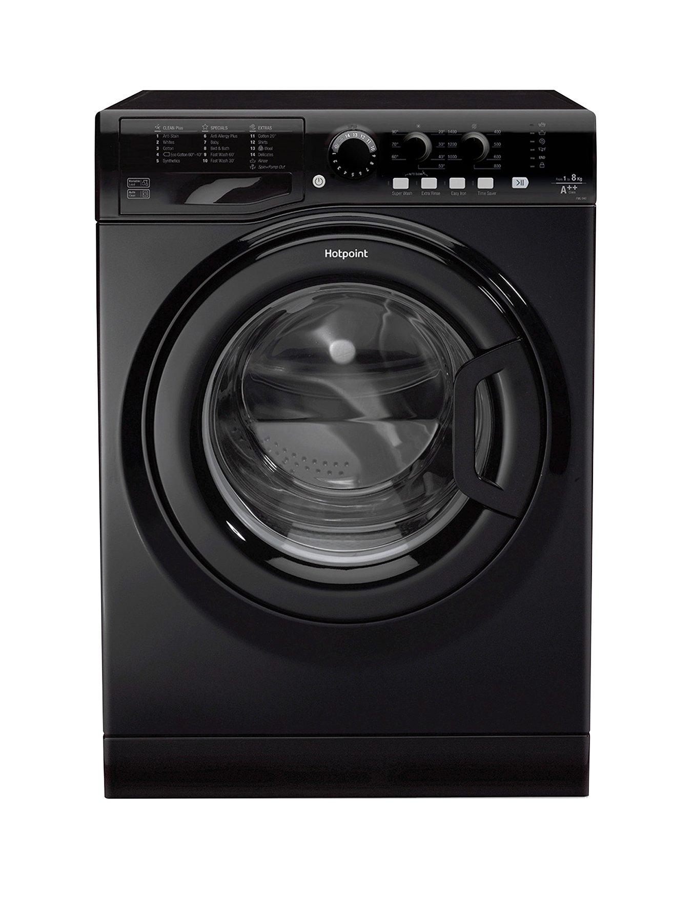 Hotpoint Fml842K 8Kg Load, 1400 Spin Washing Machine - Black