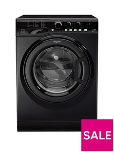 Hotpoint FML842K 8kg Load, 1400 Spin Washing Machine - Black