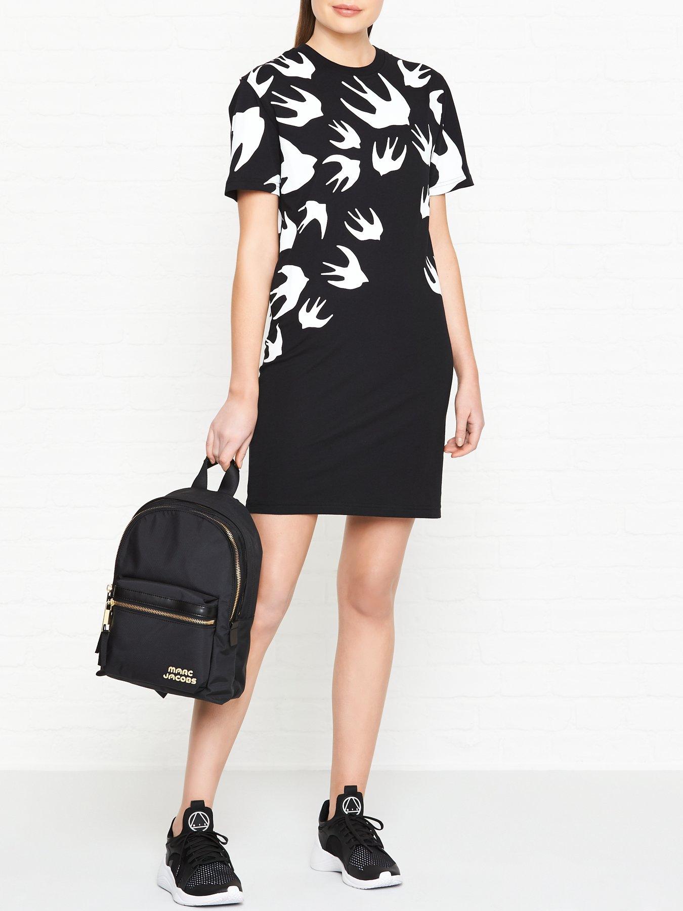 alexander mcqueen swallow print t shirt