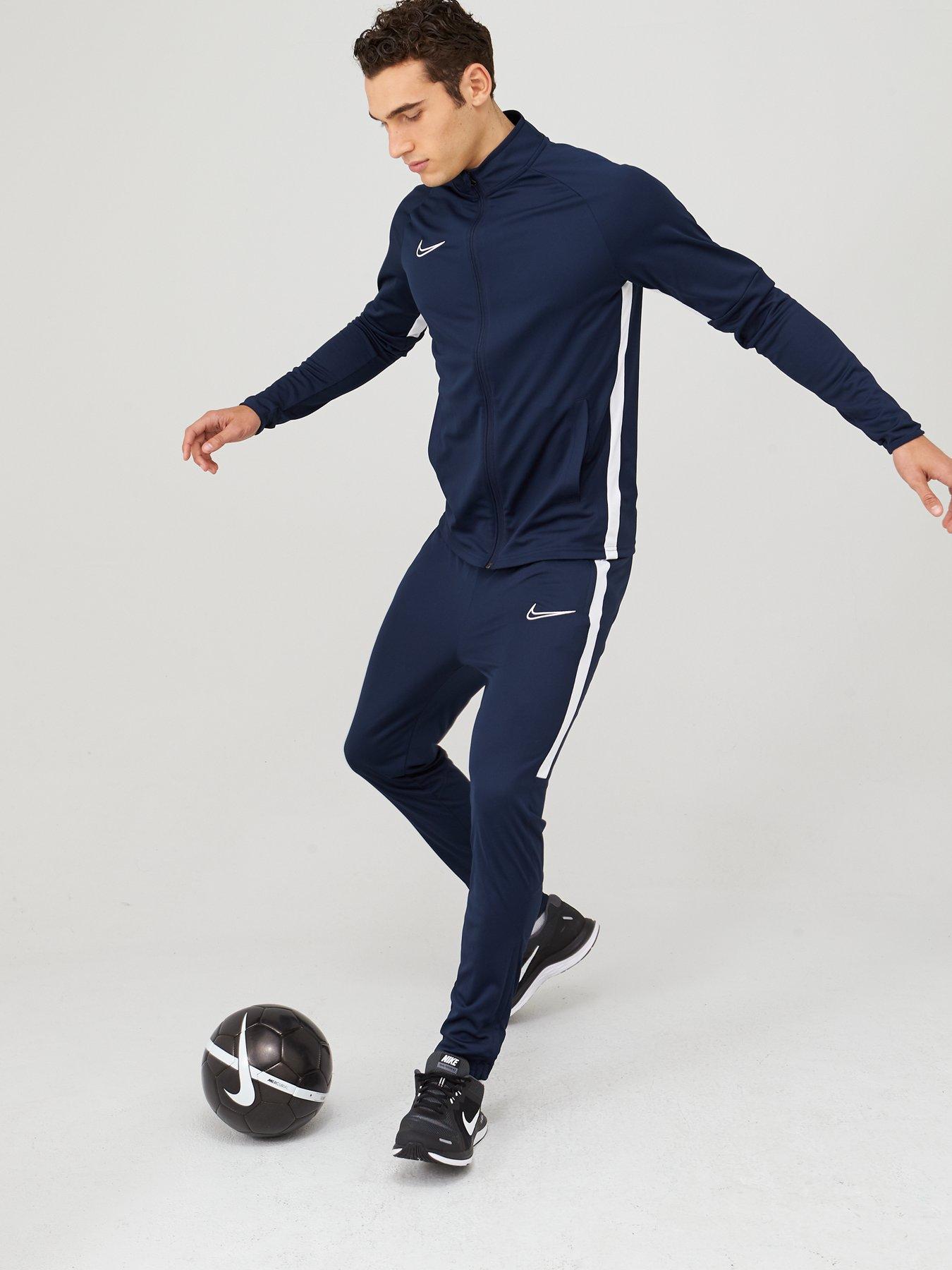 nike academy tracksuit black and grey