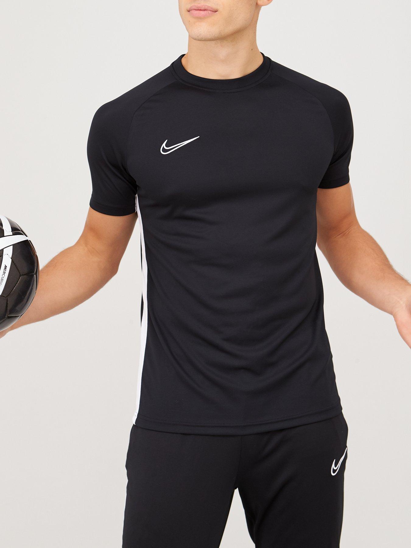 nike academy black t shirt