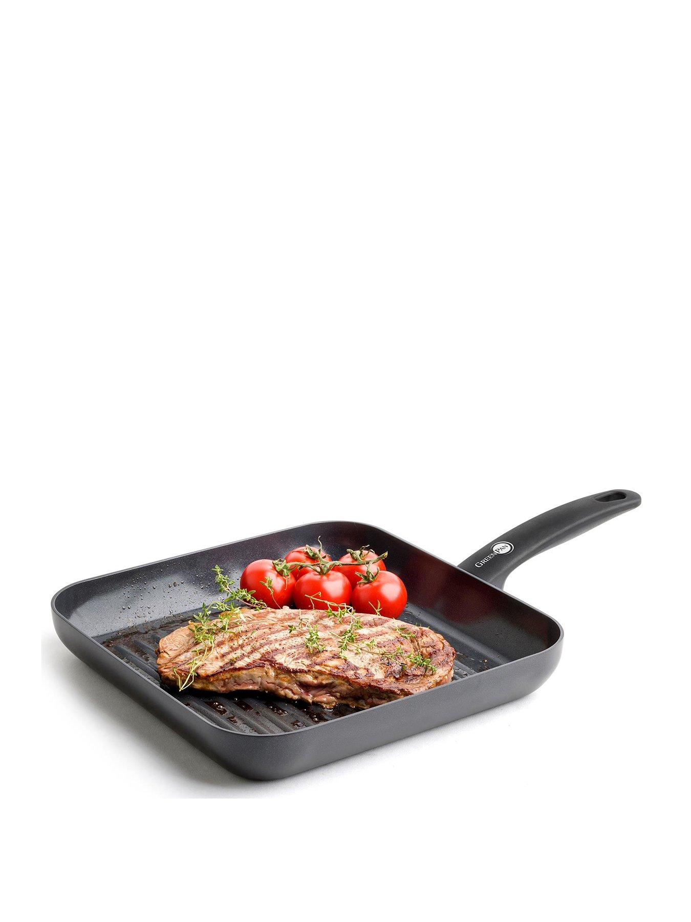 Product photograph of Greenpan Cambridge Square Grill Pan from very.co.uk