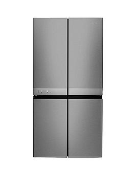 Hotpoint Day1 Active Quattro Hq9E1L 90Cm Wide, 4-Door Fridge Freezer - Stainless Steel Best Price, Cheapest Prices