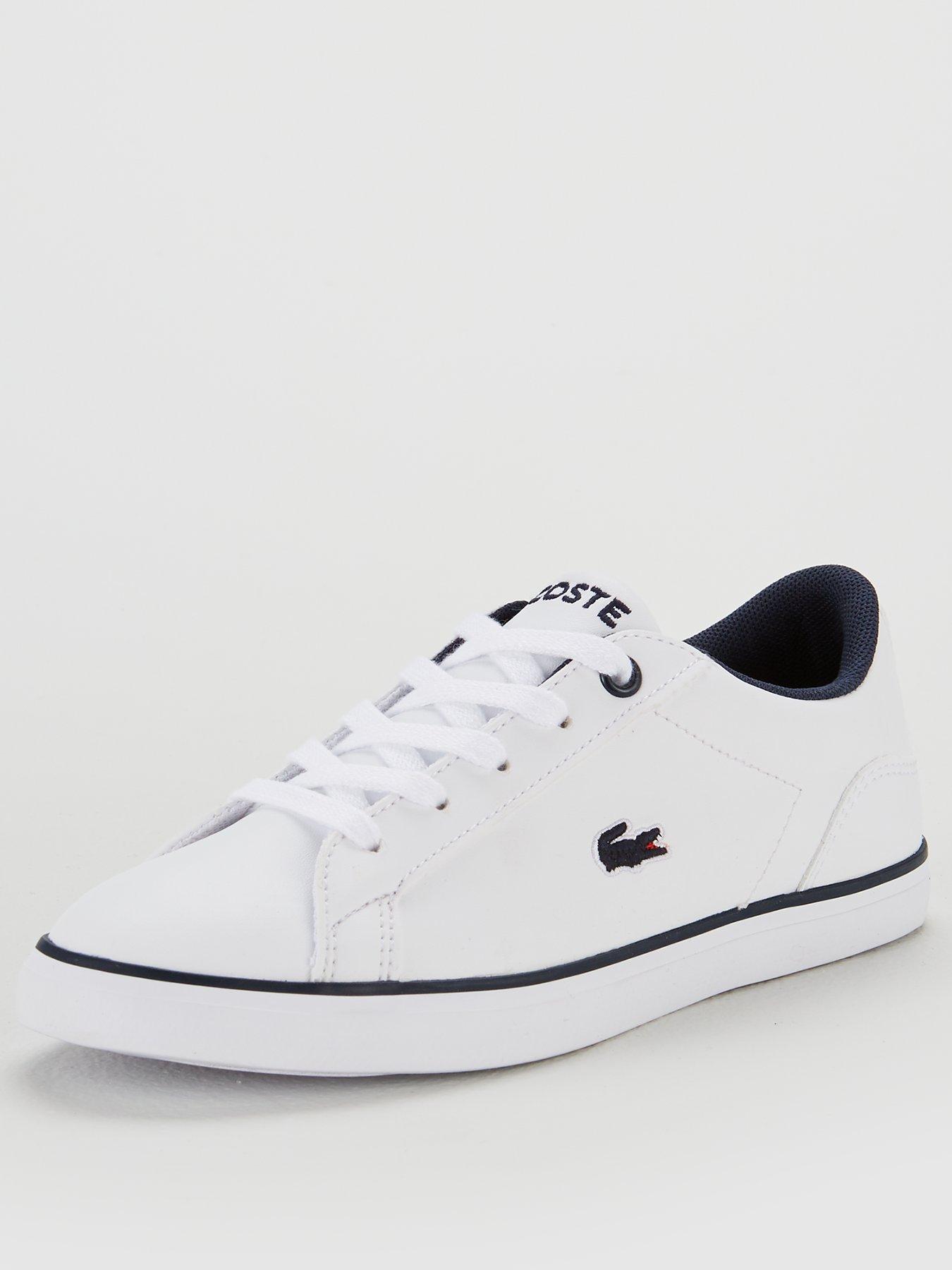 lacoste lerond trainers navy