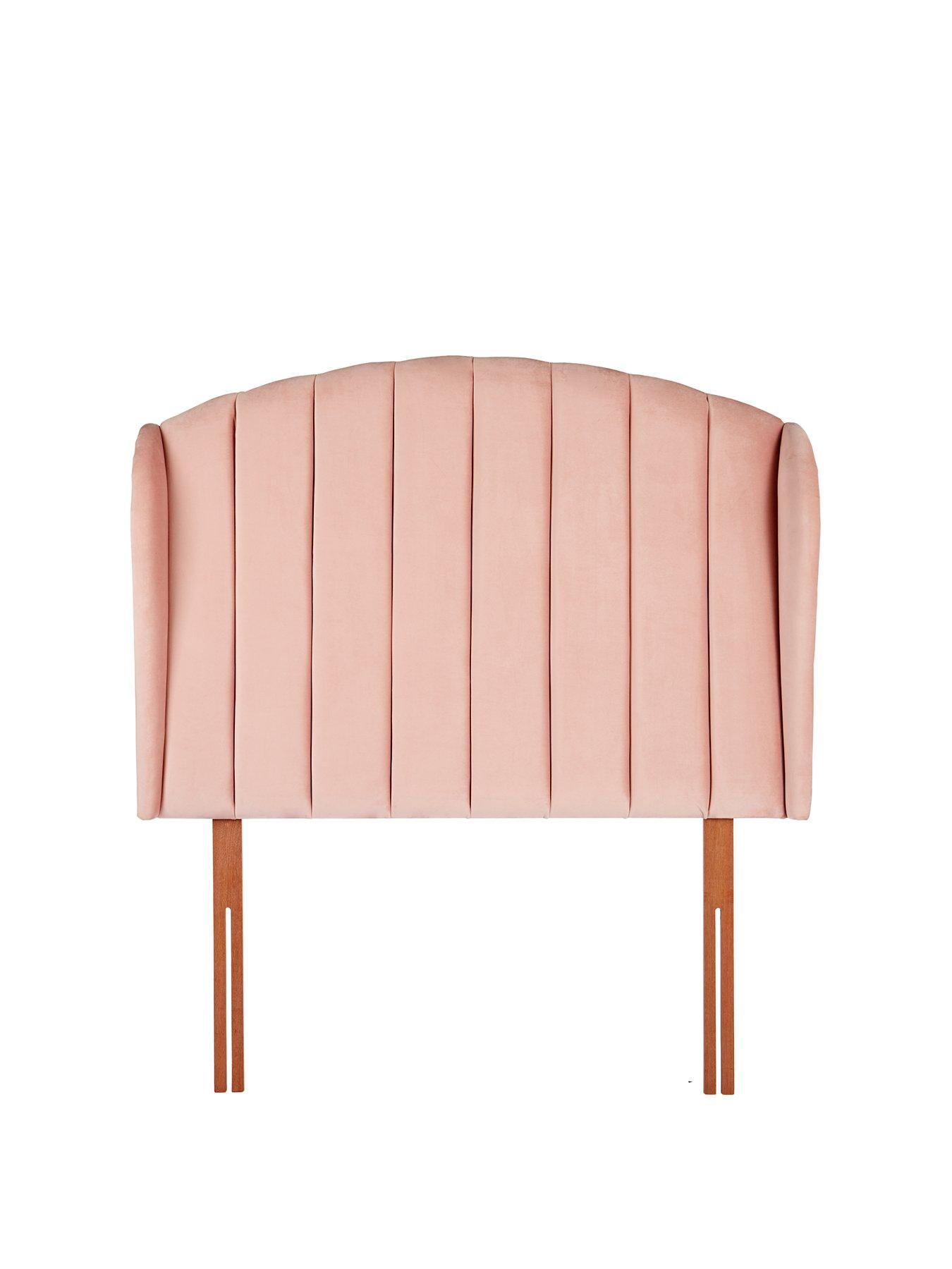 baby pink headboard