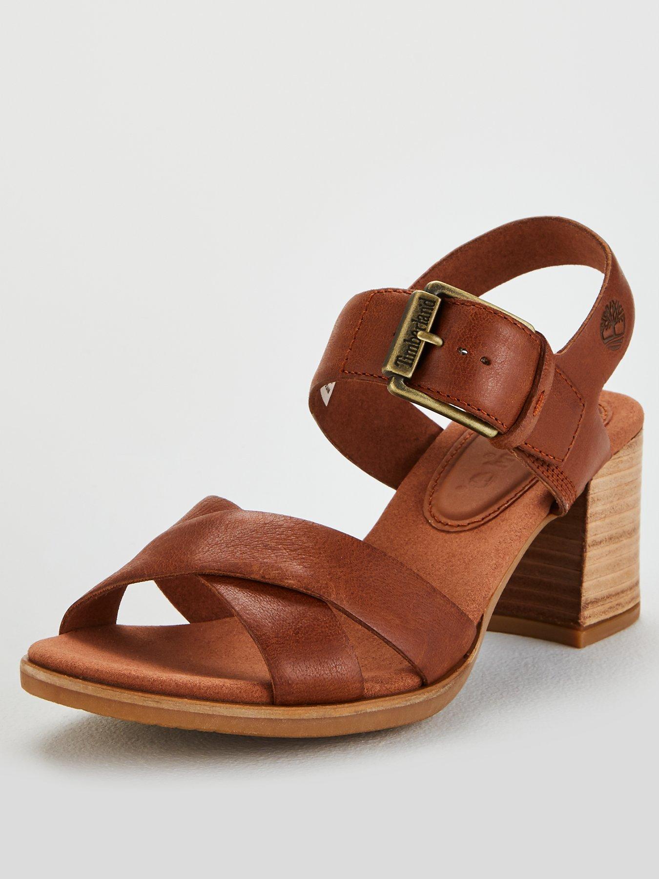 timberland heeled sandals