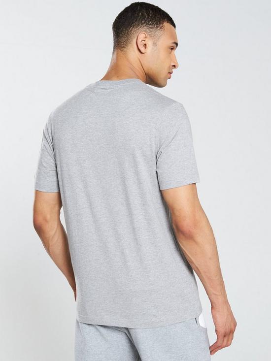 stillFront image of nike-sportswear-club-t-shirt-dark-grey-heather