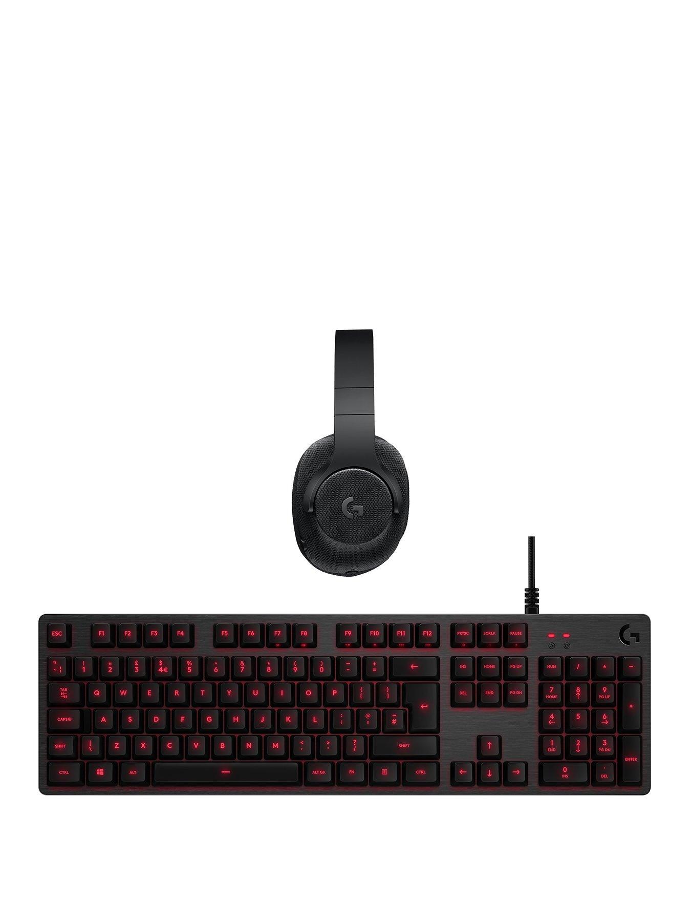 Logitech G433 Gaming Headset Black And G413 Keyboard