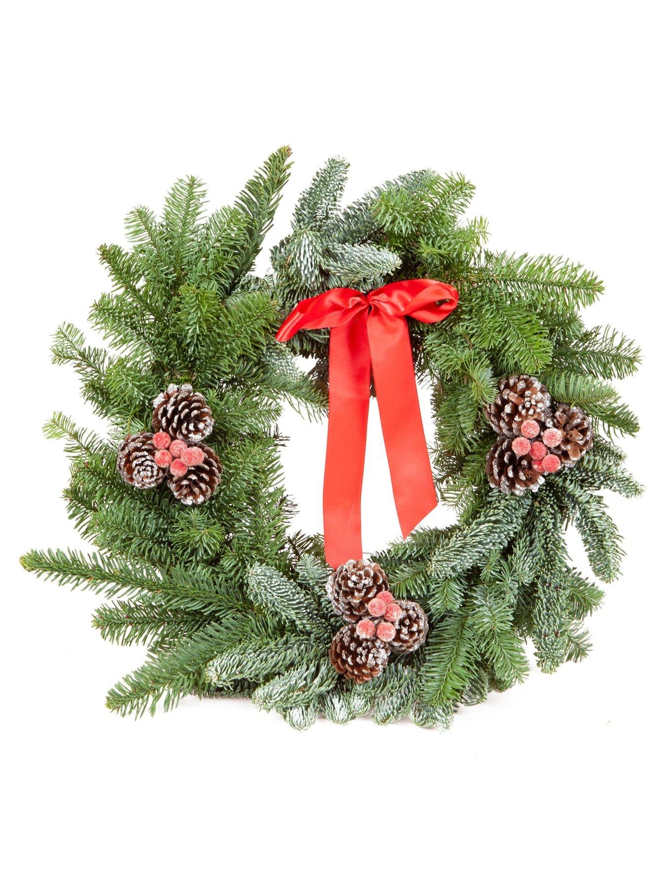 You Garden Fresh Christmas Wreath 30cm diameter