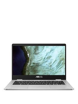 Asus Asus Chromebook C423Na-Bv0017 Intel Celeron 4Gb Ram 32Gb Storage 14In Laptops Silver