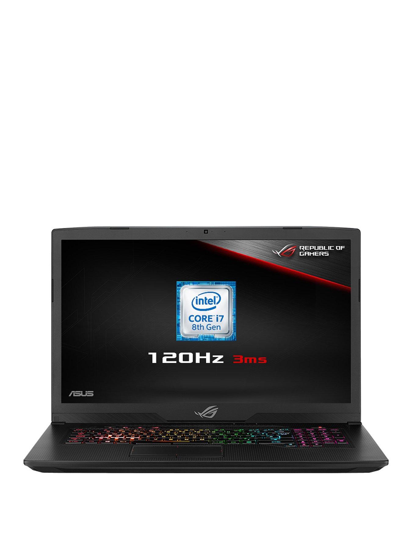 Asus Rog Strix Gl703Gs-Ee071T Intel Core I7H, Geforce Gtx1070 8Gb, 16Gb Ram, 1Tb Hdd &Amp; 256Gb Ssd, 17.3In Ips 120Hz Gaming Laptop + Call Of Duty Black Ops 4