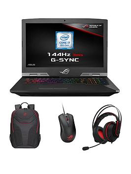 Asus Rog G703Gi-E5005R Intel Core I7H, Geforce Gtx1080, 32Gb Ram, 1Tb Sshd &Amp; 256Gb Ssd, 17.3In Ips 144Hz Gaming Laptop With Bag, Mouse &Amp; Headset + Call Of Duty Black Ops 4
