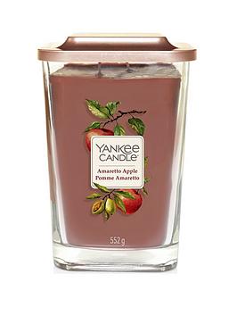 candle amaretto yankee elevation jar apple very