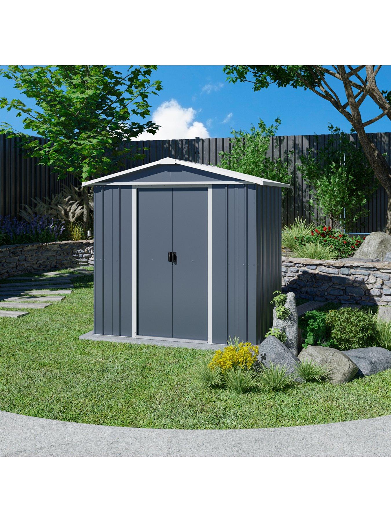Image 3 of 8 of Yardmaster 6 x&nbsp;7ft Castleton Apex Roof Metal Shed