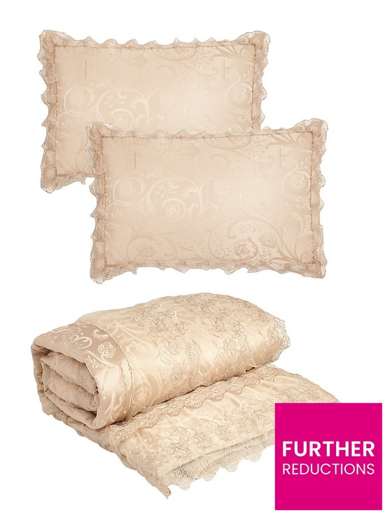front image of patience-bedspread-throw-and-pillow-shams