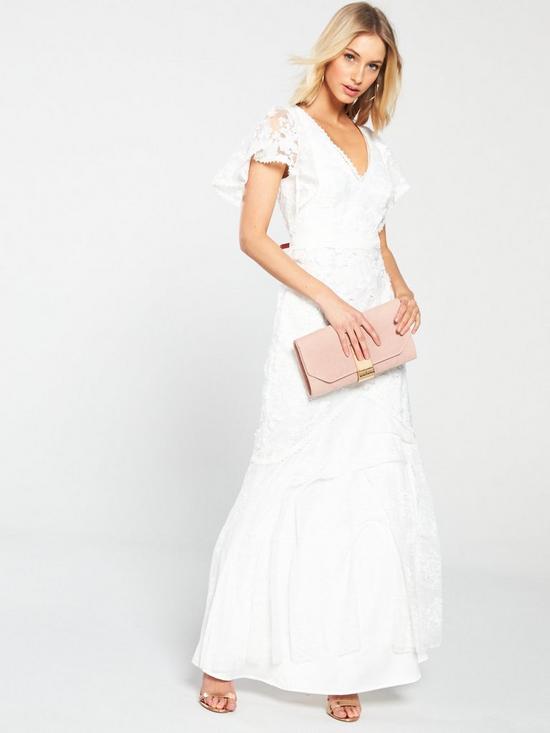 Ivory Lace Maxi Dress
