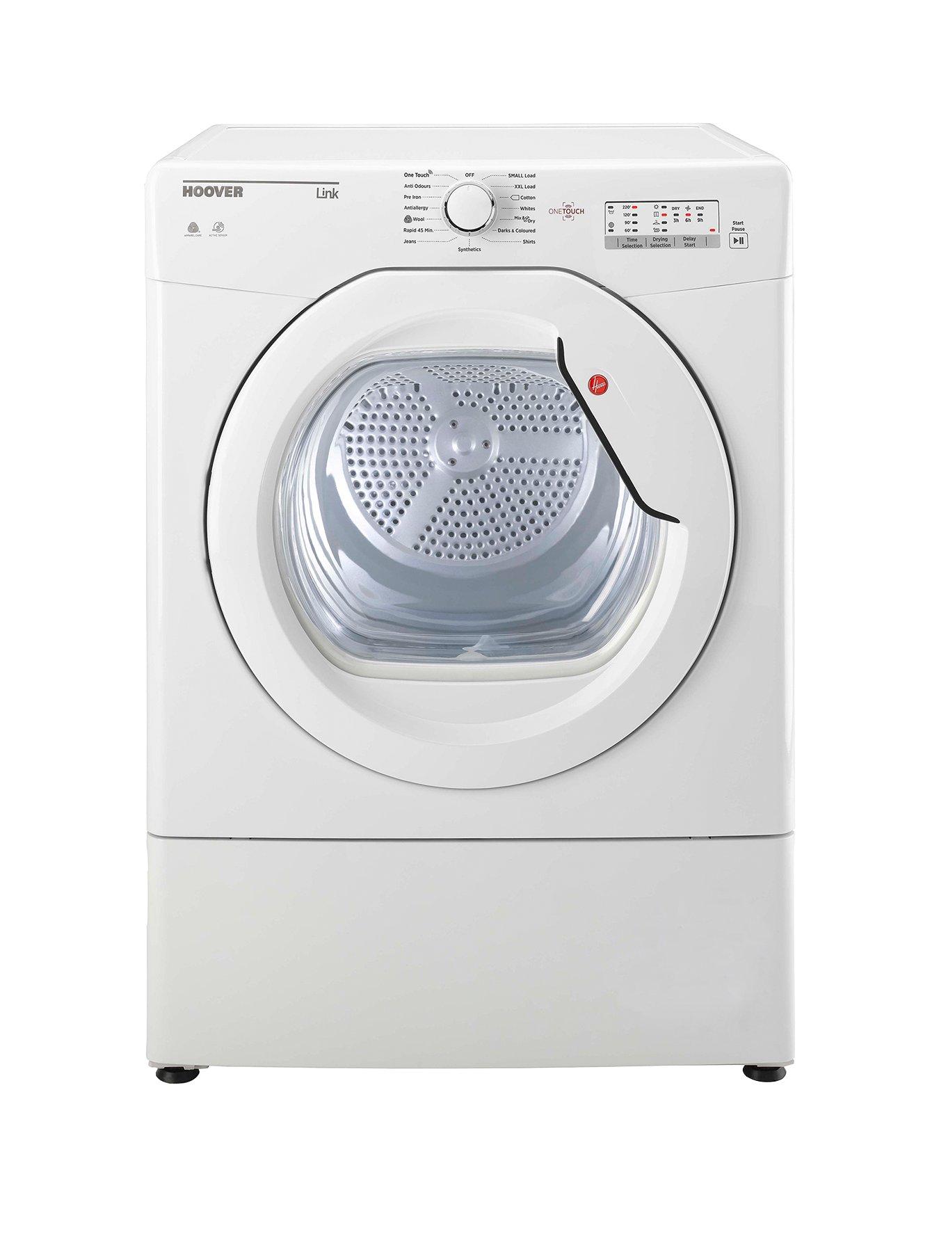 Hoover Link HLV10LG 10kg Vented Tumble Dryer with One Touch - White ...