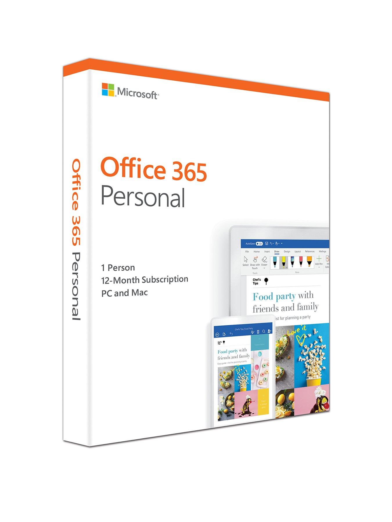 Microsoft Microsoft Office 365 Personal Mac Win English