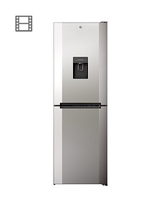 Hoover H1826MNB5XWK 60cm Wide No Frost Fridge Freezer with Water Dispenser - Stainless Steel