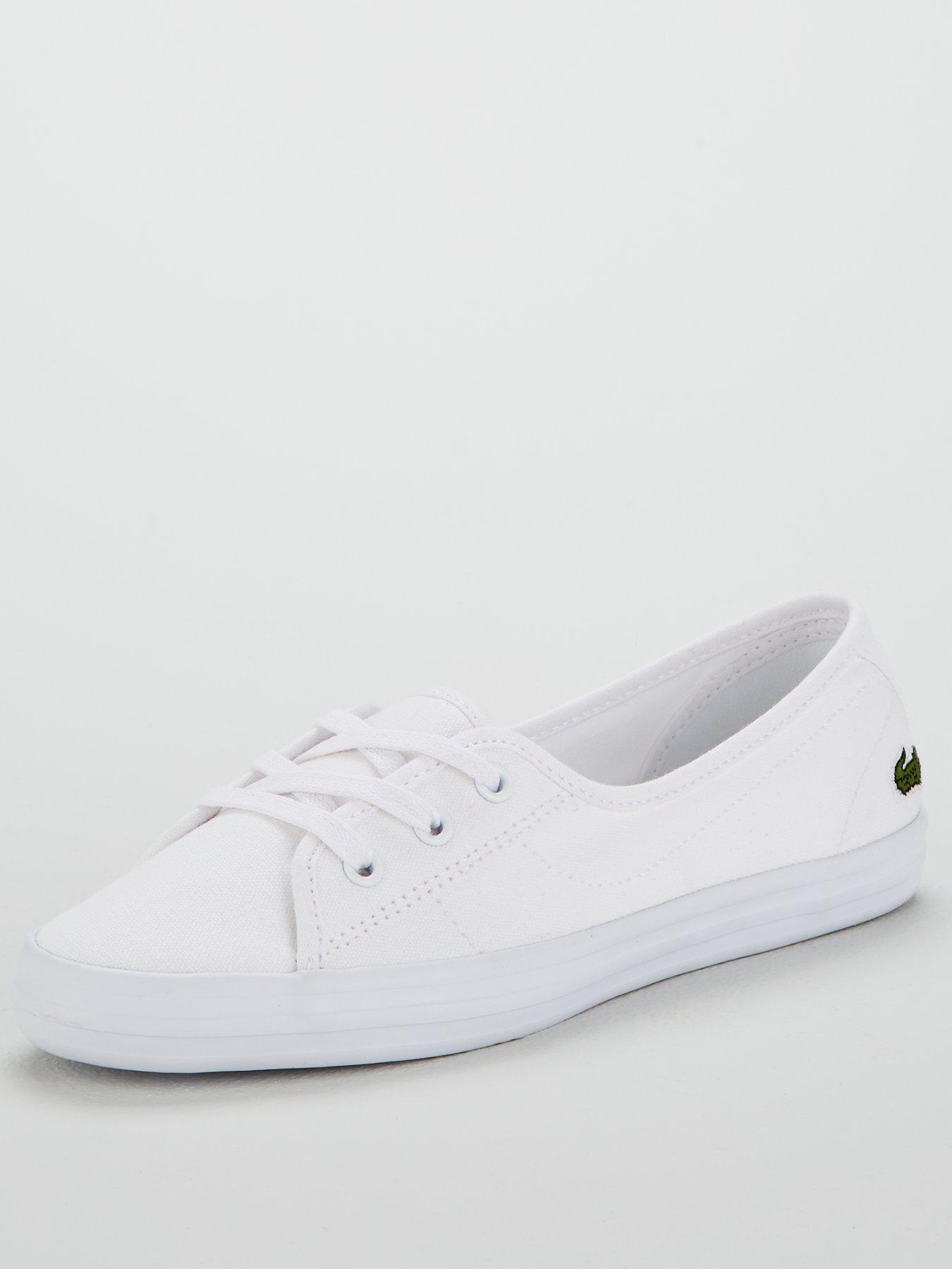 chunky white plimsolls