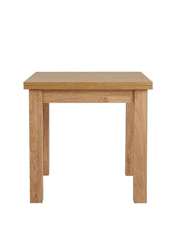 Square To Rectangle 80 160 Cm Extending Dining Table Very Co Uk