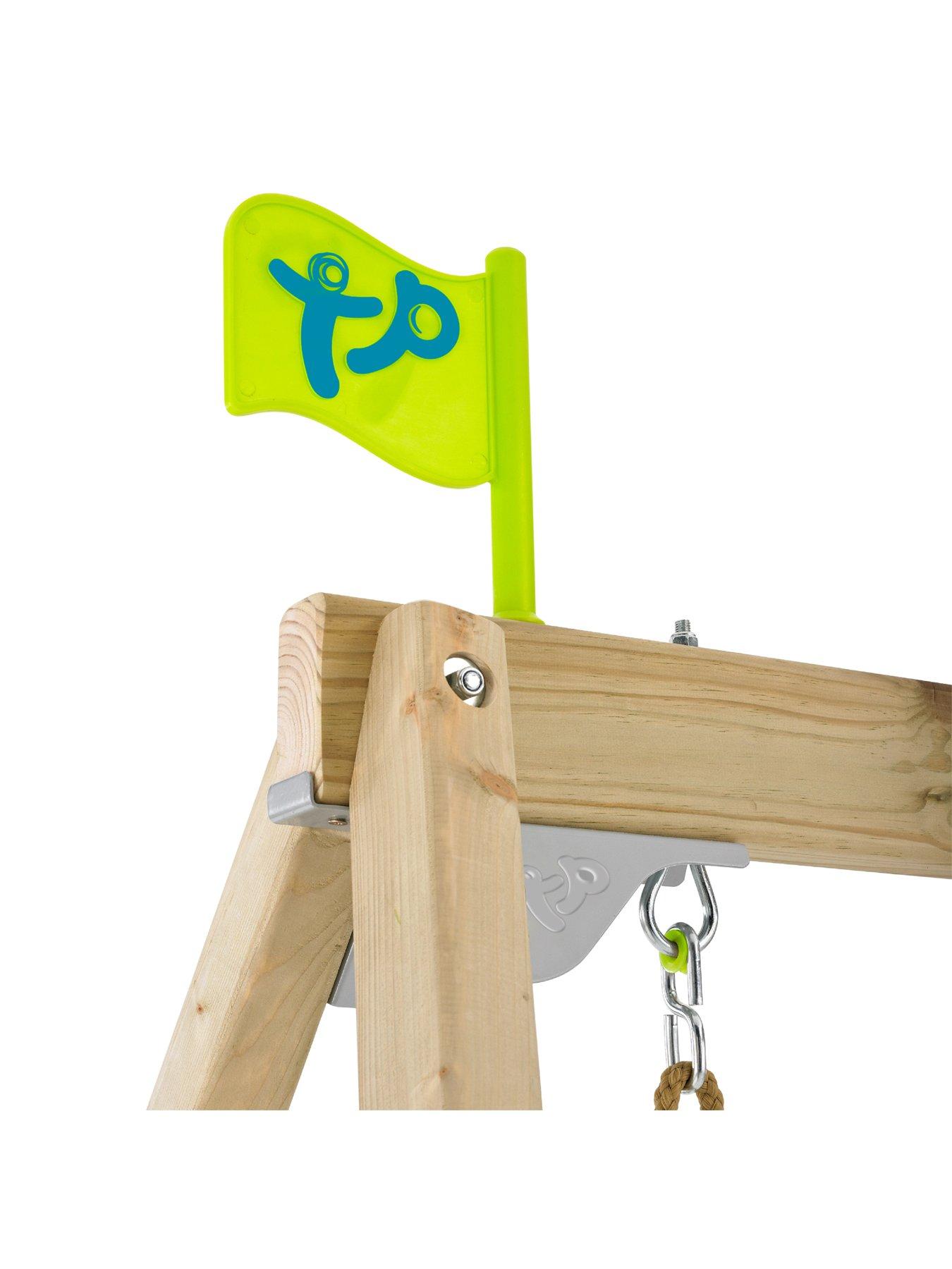 tp forest acorn growable wooden swing set
