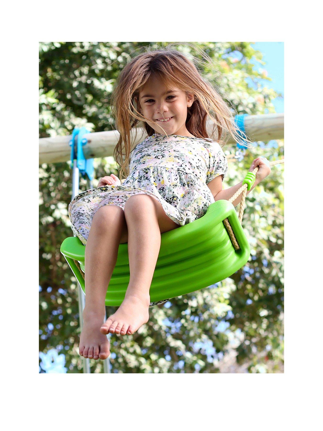 TP Alaska Wooden Swing Set & Slide Very.co.uk