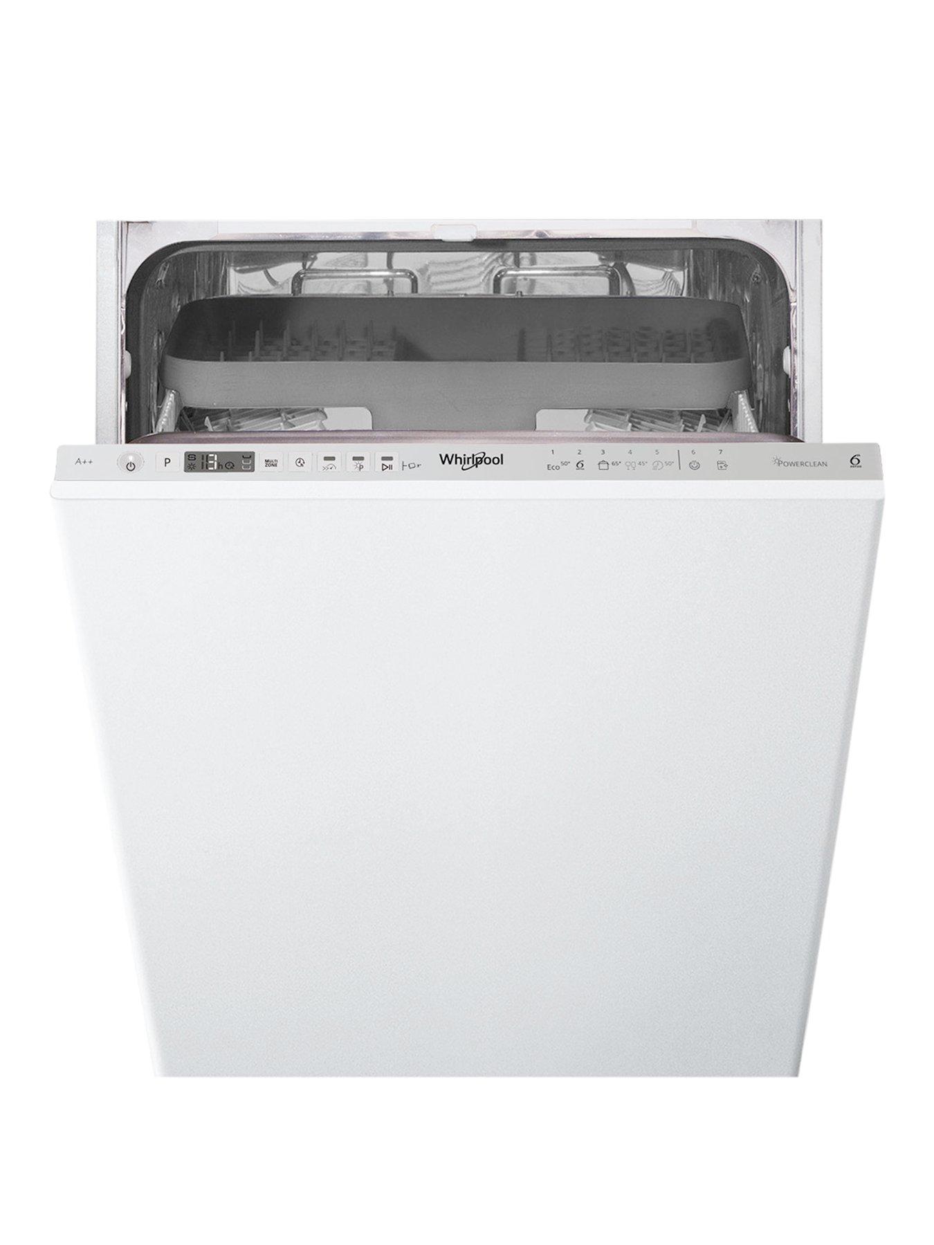 Whirlpool Wsio3T223Pcex 10-Place Slimline Integrated Dishwasher  – Dishwasher Only