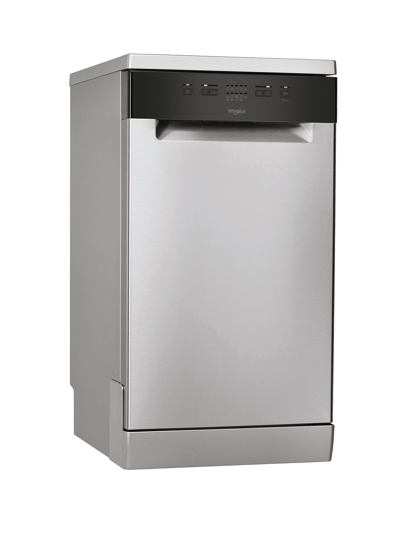 Whirlpool Wsfe2B19X 10-Place Slimline Dishwasher – Stainless Steel