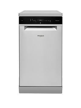 Whirlpool Wsfo3T223Pcx 10-Place Slimline Dishwasher With Quick Wash, 6Th Sense And Power Clean Pro - Stainless Steel Best Price, Cheapest Prices
