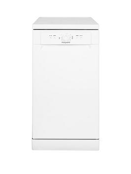 Hotpoint Hsfe1B19Ukn 10-Place Slimline Dishwasher With Quick Wash - White