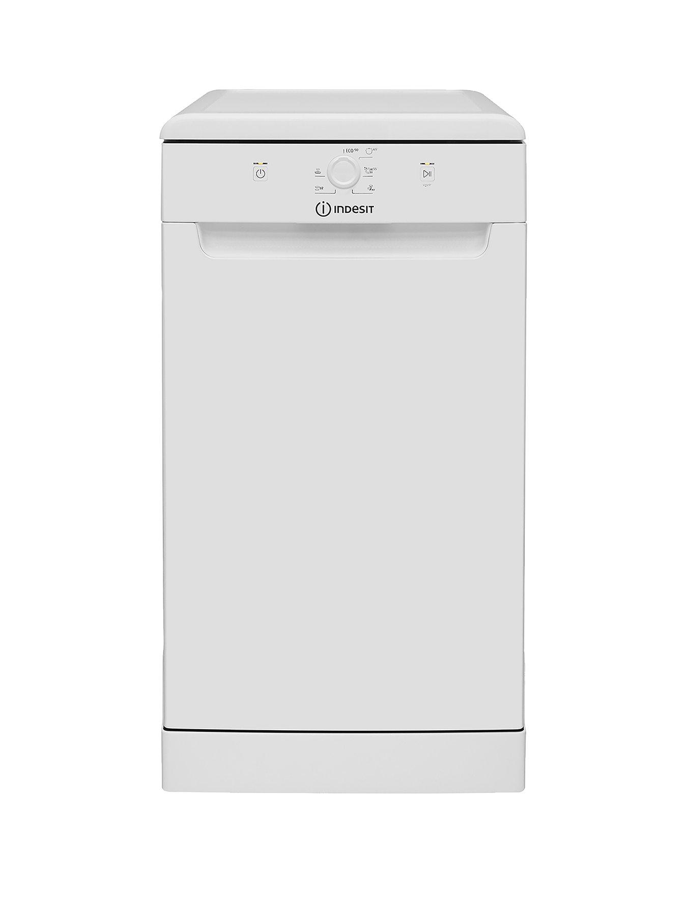 Indesit DSFE1B10UKN 10Place Slimline Dishwasher with Quick Wash