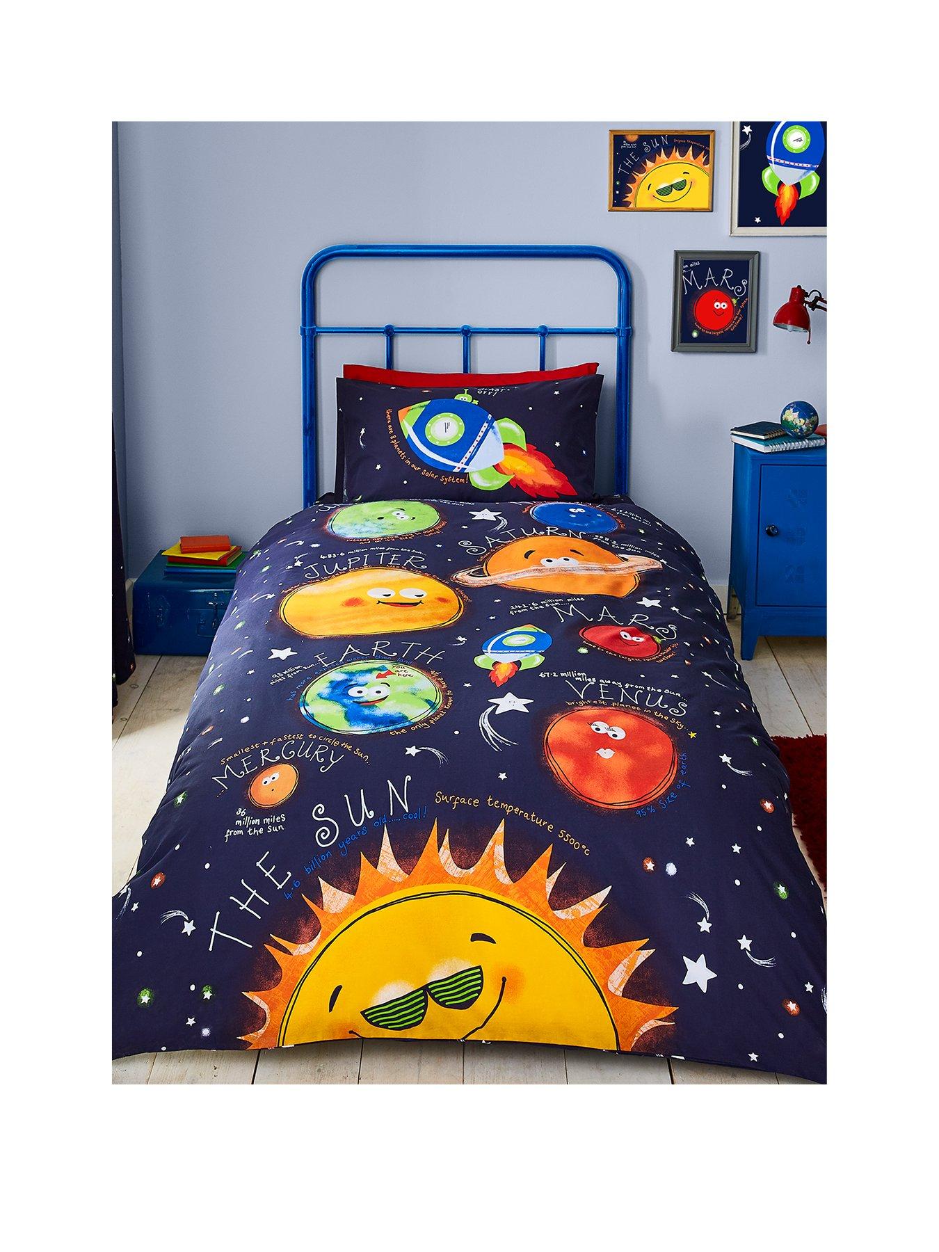 Catherine Lansfield Happy Space Single Duvet Cover Set Very Co Uk