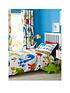  image of catherine-lansfield-dino-saw-single-duvet-cover-set-bright