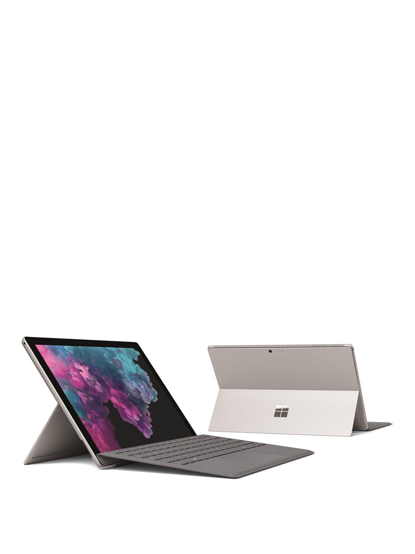 Microsoft Microsoft Surface Pro 6 Intel Core M 4Gb Ram 128Gb Ssd 12.3In Touchscreen 2 In 1 Laptop With Type Cover Platinum - Laptop With Microsoft Office 365 Home 1 Yr