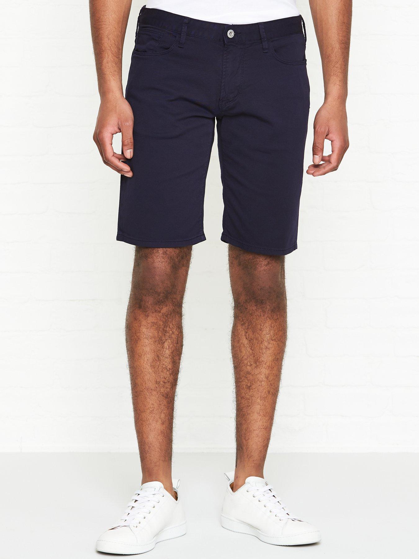Emporio Armani Cotton Twill Shorts 