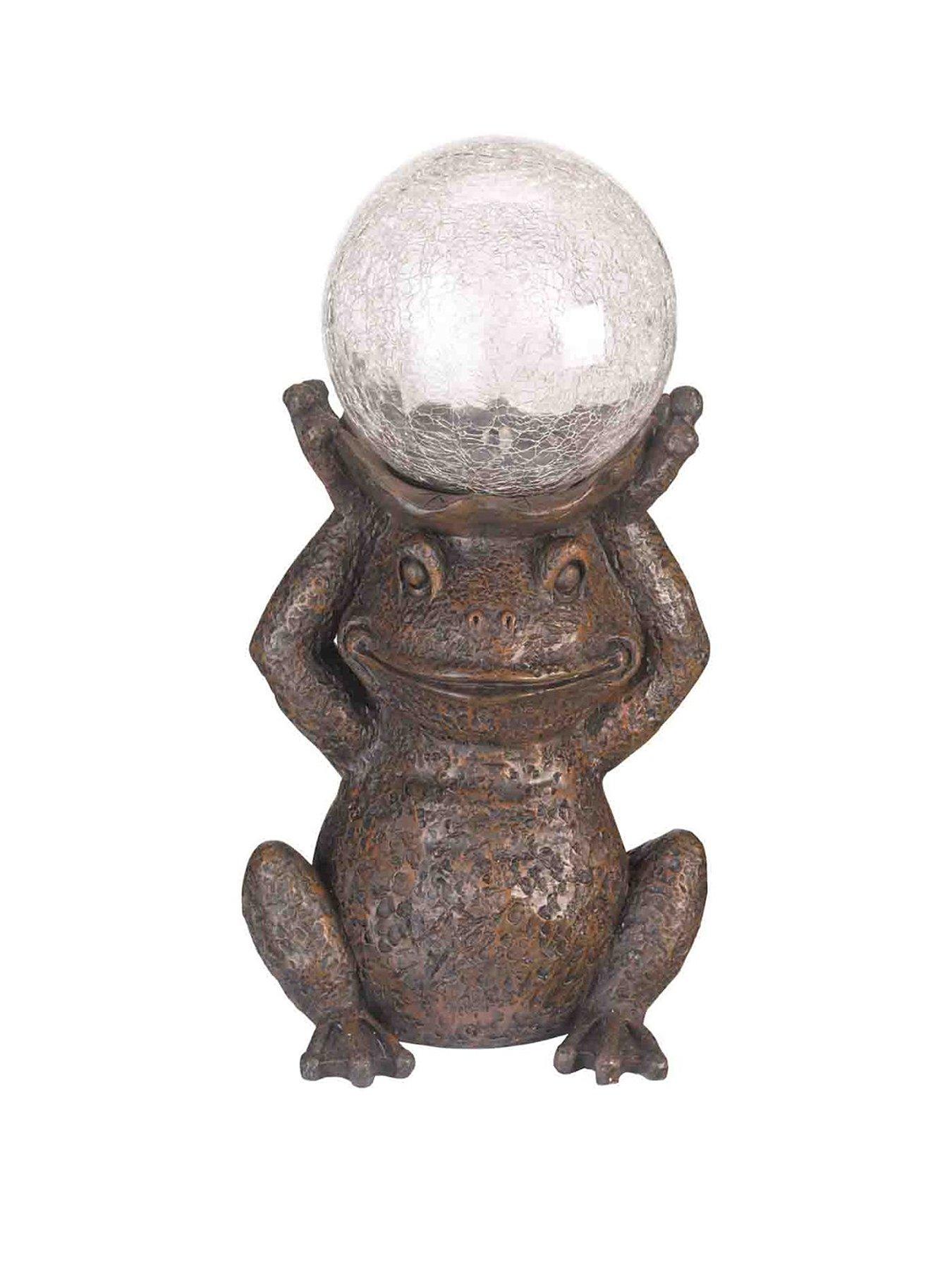 Product photograph of Smart Solar Gazing Frog from very.co.uk