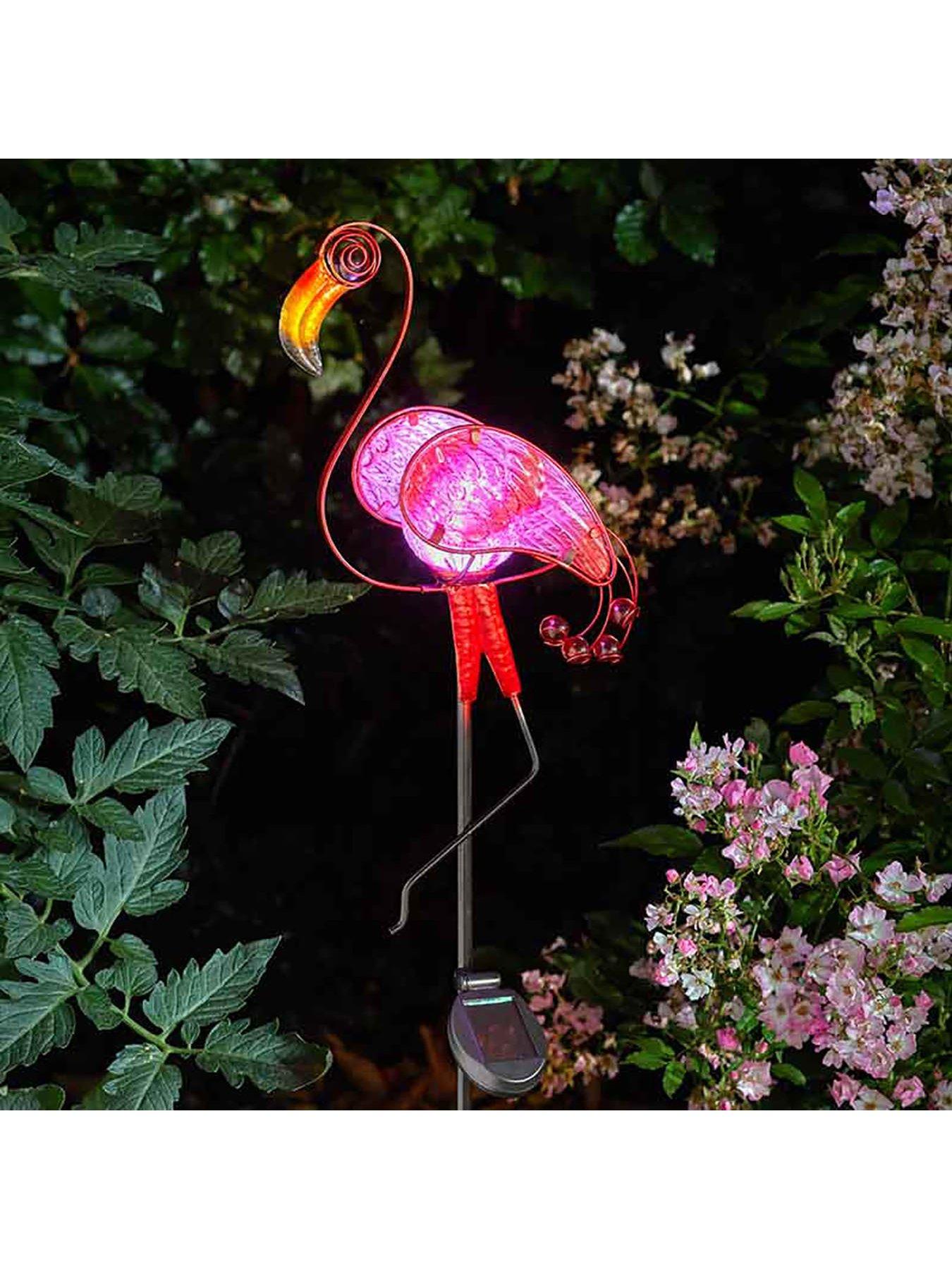 flamingo solar garden light