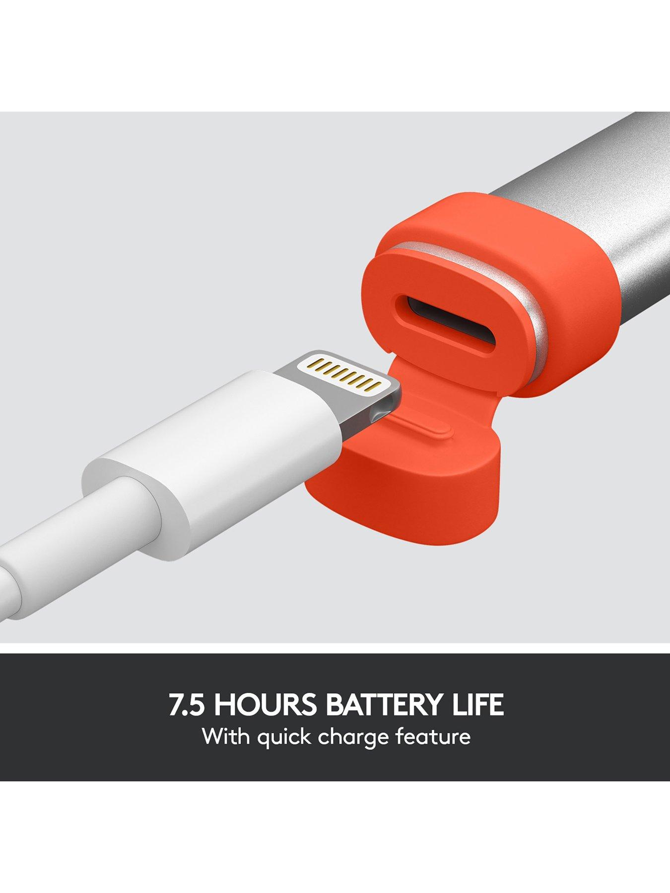 Image 7 of 8 of Logitech Crayon Digital Pencil for all iPads (2018 releases and later) - Orange