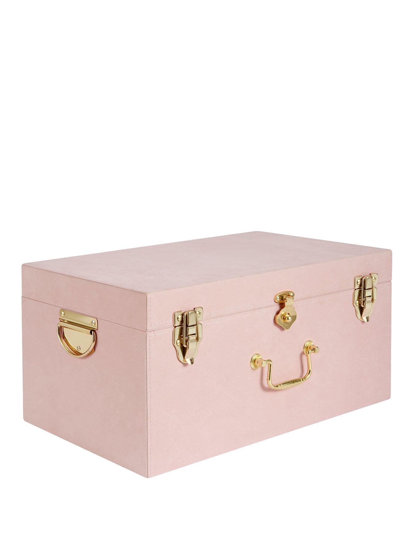 Michelle Keegan Home Pink Faux Suede Trunk review