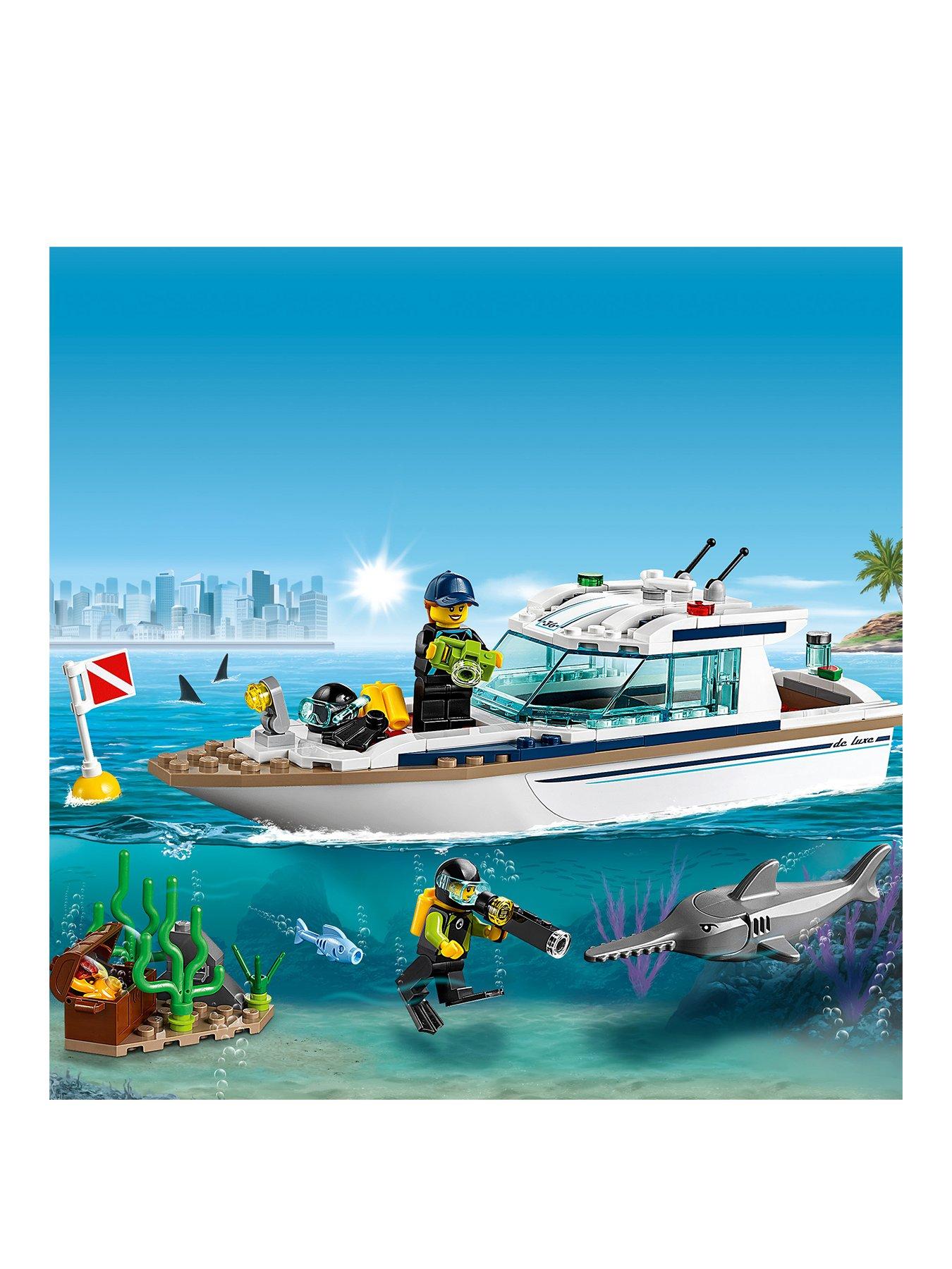 lego city diving yacht