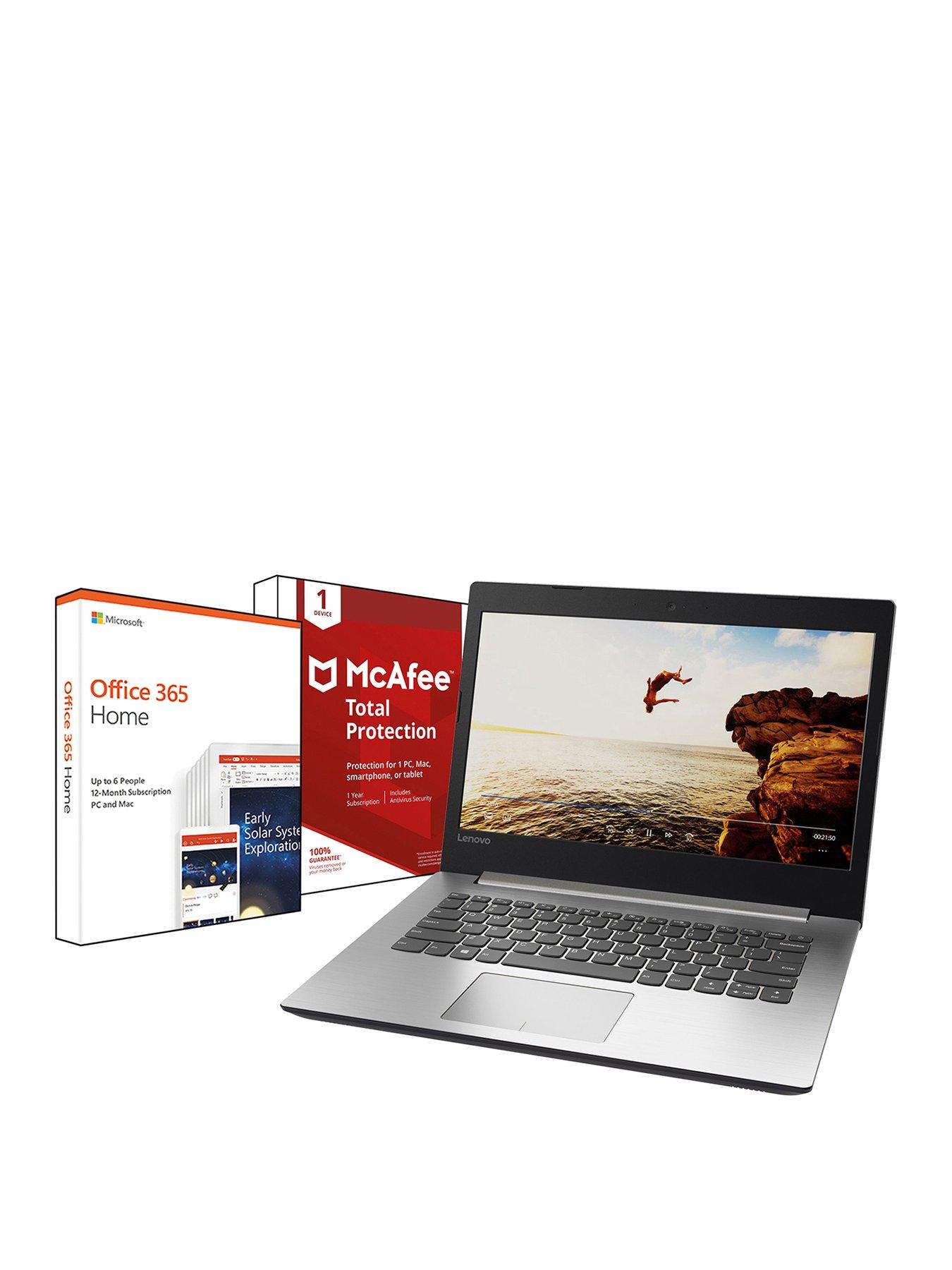 Lenovo Ideapad 320 Intel&Reg; Core&Trade; I5 Processor, 8Gb Ram, 128Gb Ssd, 14 Inch Laptop Platinum With Microsoft Office 365 Home 1 Year And Mcafee Total Protection For 1 Device