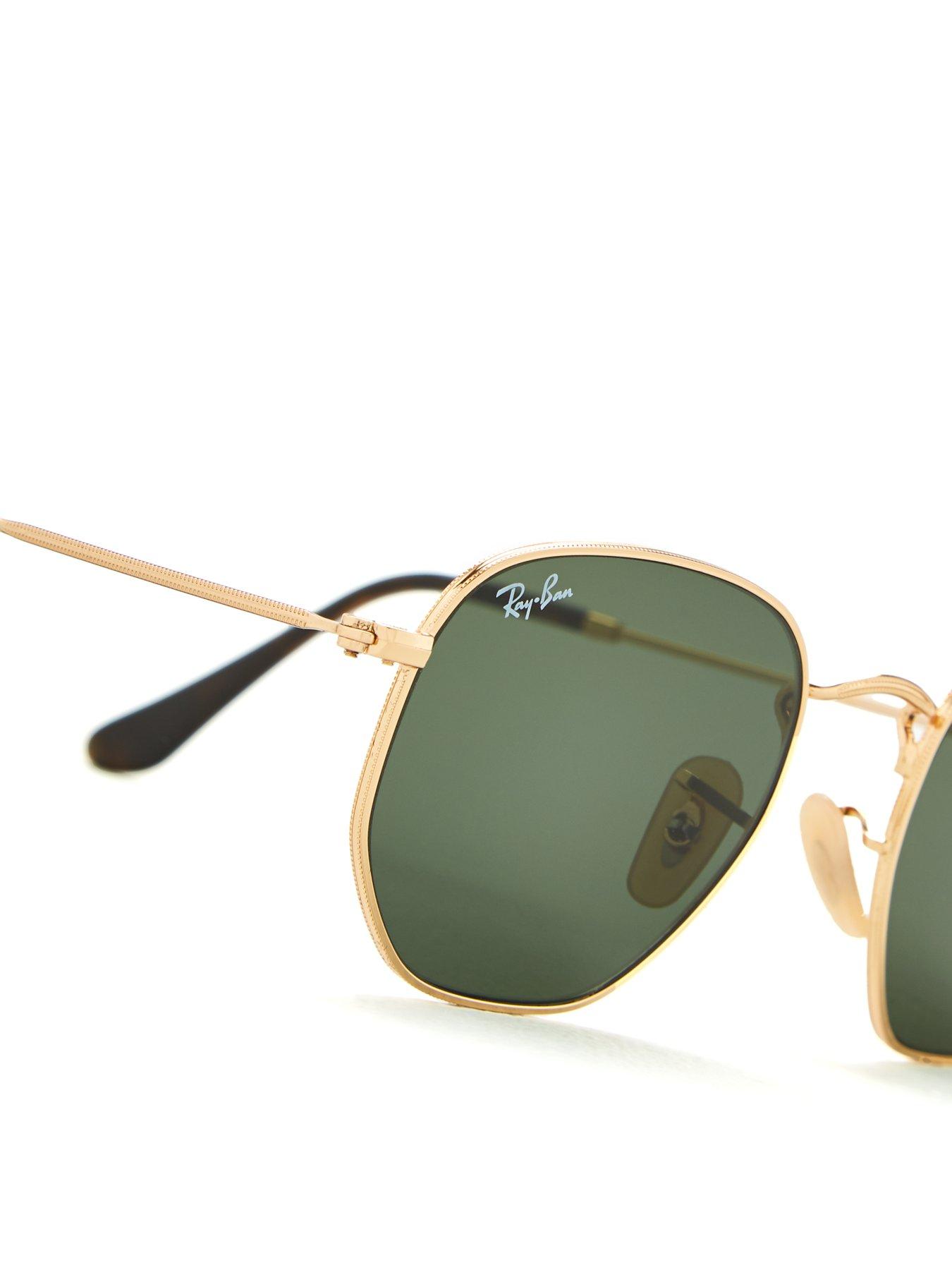 Image 2 of 4 of Ray-Ban Hexagonal Sunglasses - Gold