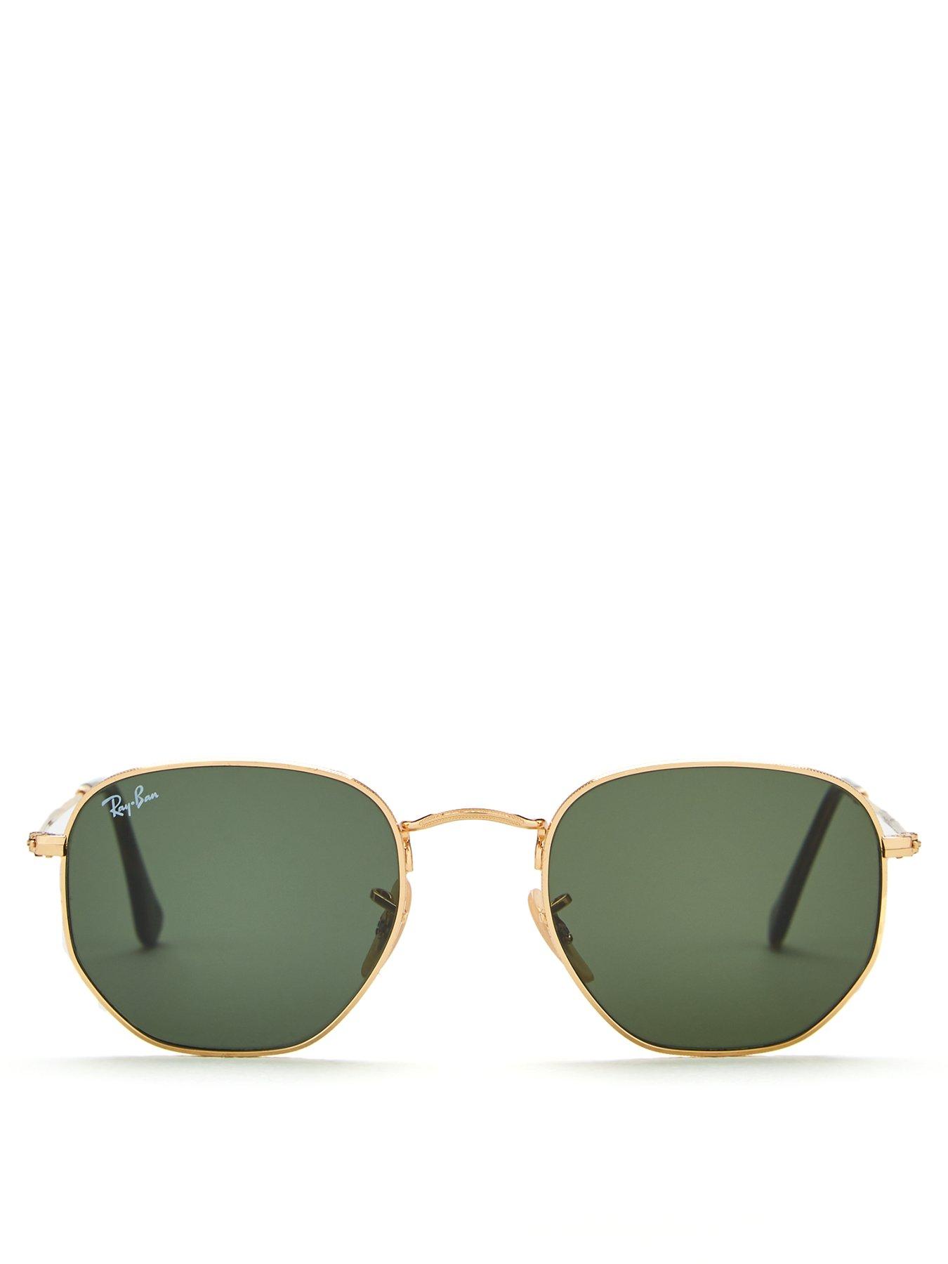 Image 3 of 4 of Ray-Ban Hexagonal Sunglasses - Gold