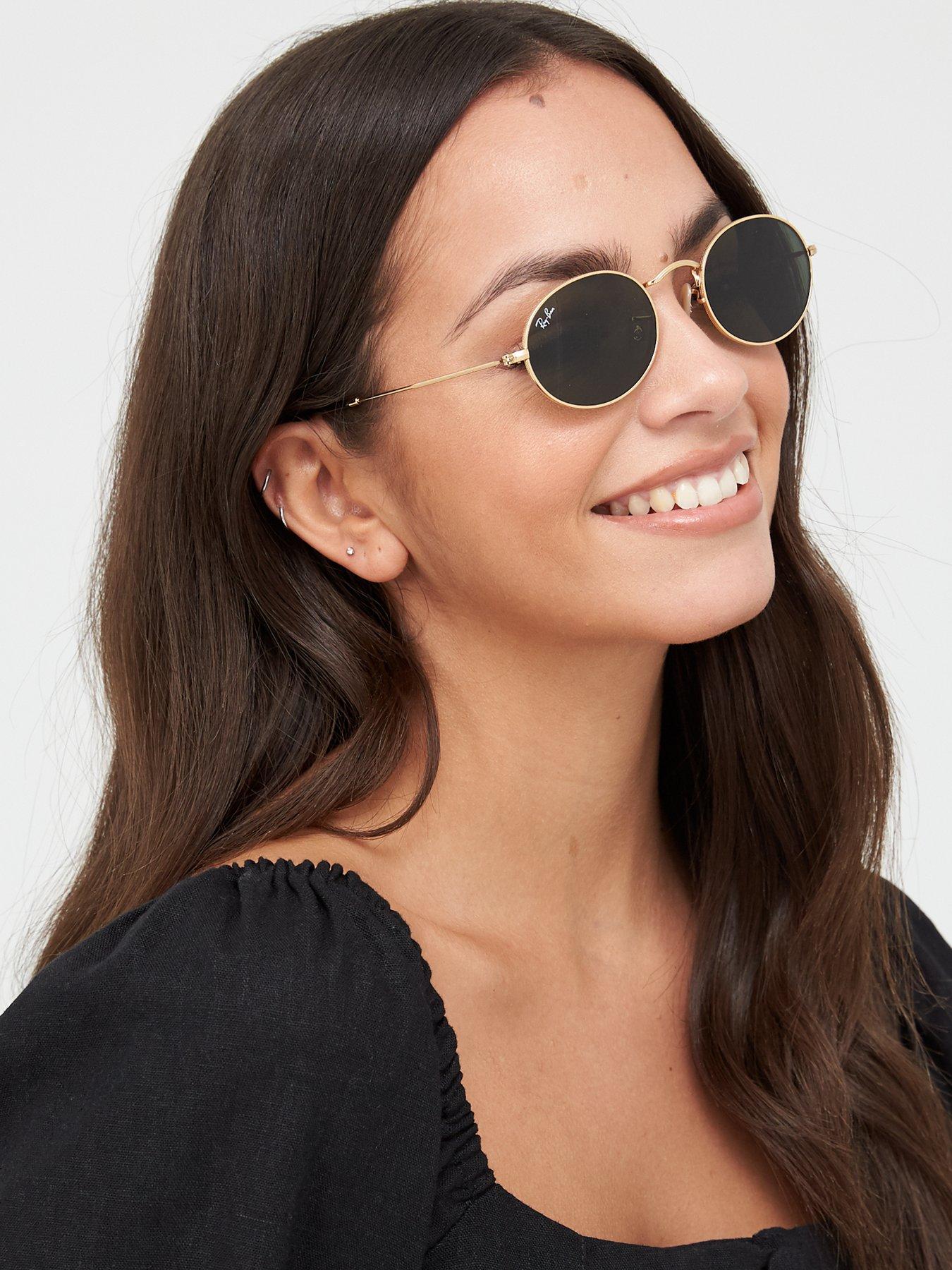 small oval ray bans